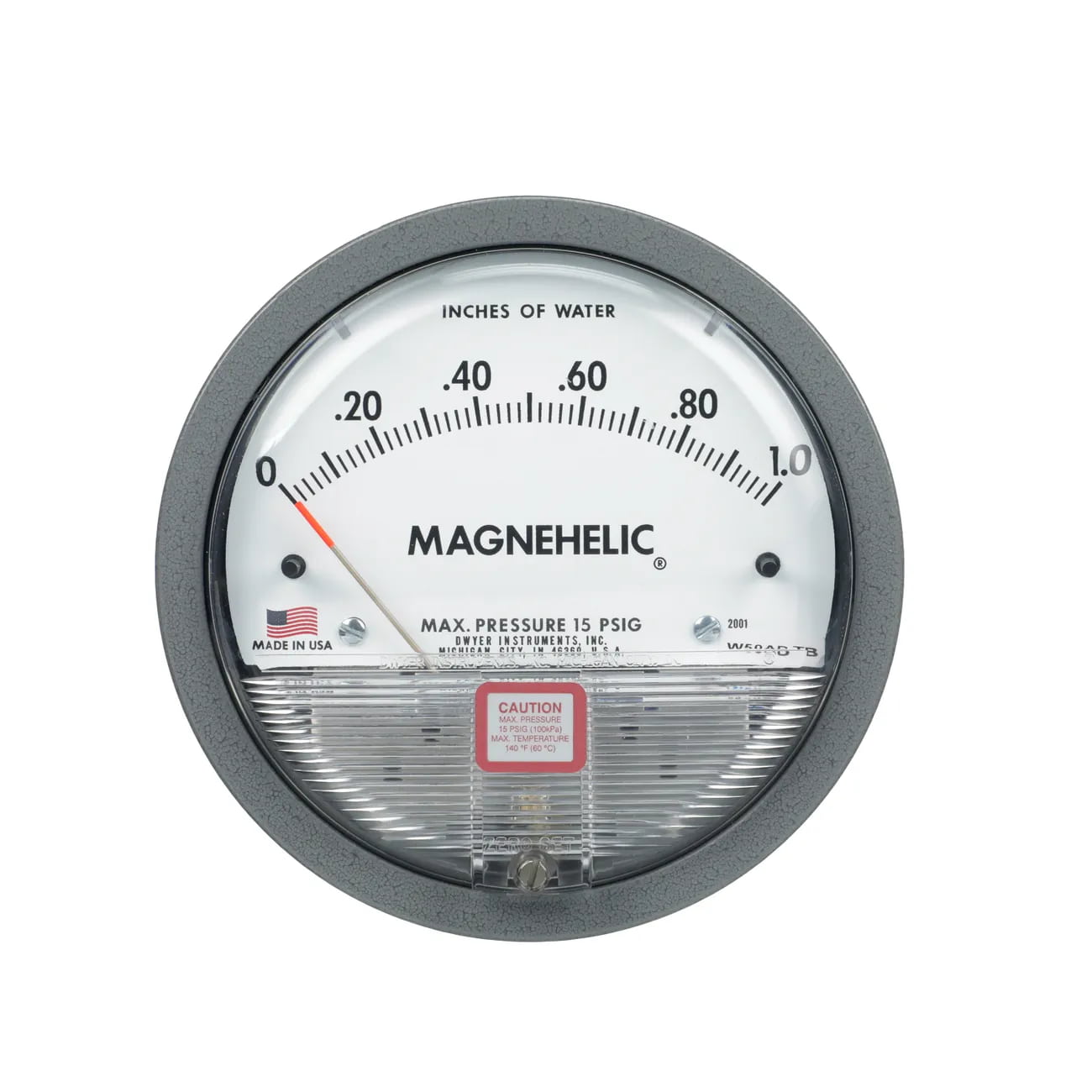Magnehelic® Differential Pressure Gauge 2000-25mm